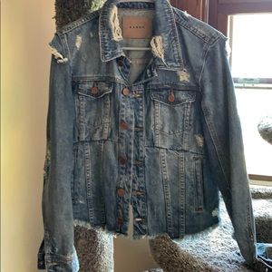 BlankNYC destructive jean jacket